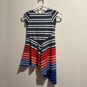 Tommy Hilfiger Dress Girl Size 5 Navy Blue Stripes Colorful
Girls Fashion NWT